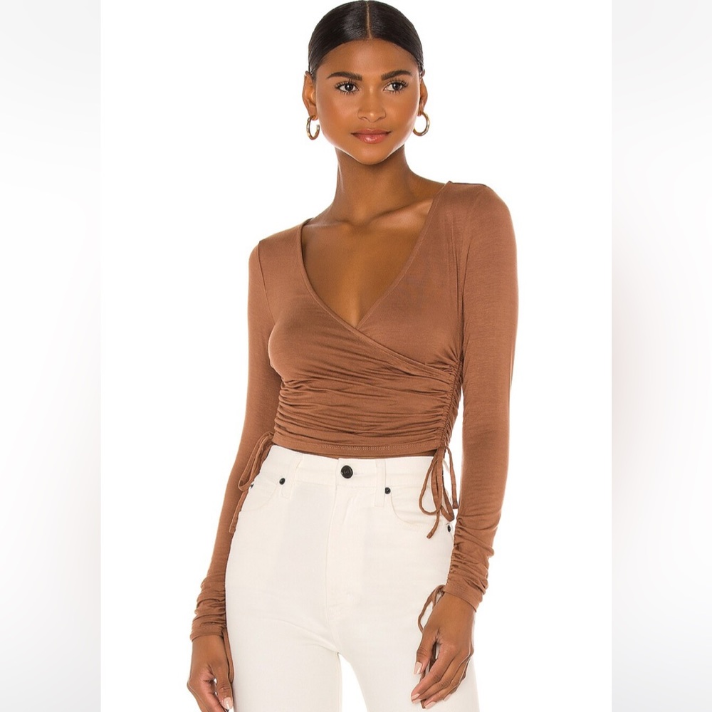 Lovers and Friends Dory Top in Brown Size Small